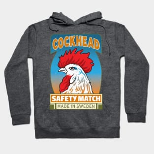 Cockhead Retro Matchbox Label #1 Hoodie